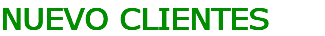 NUEVO CLIENTES